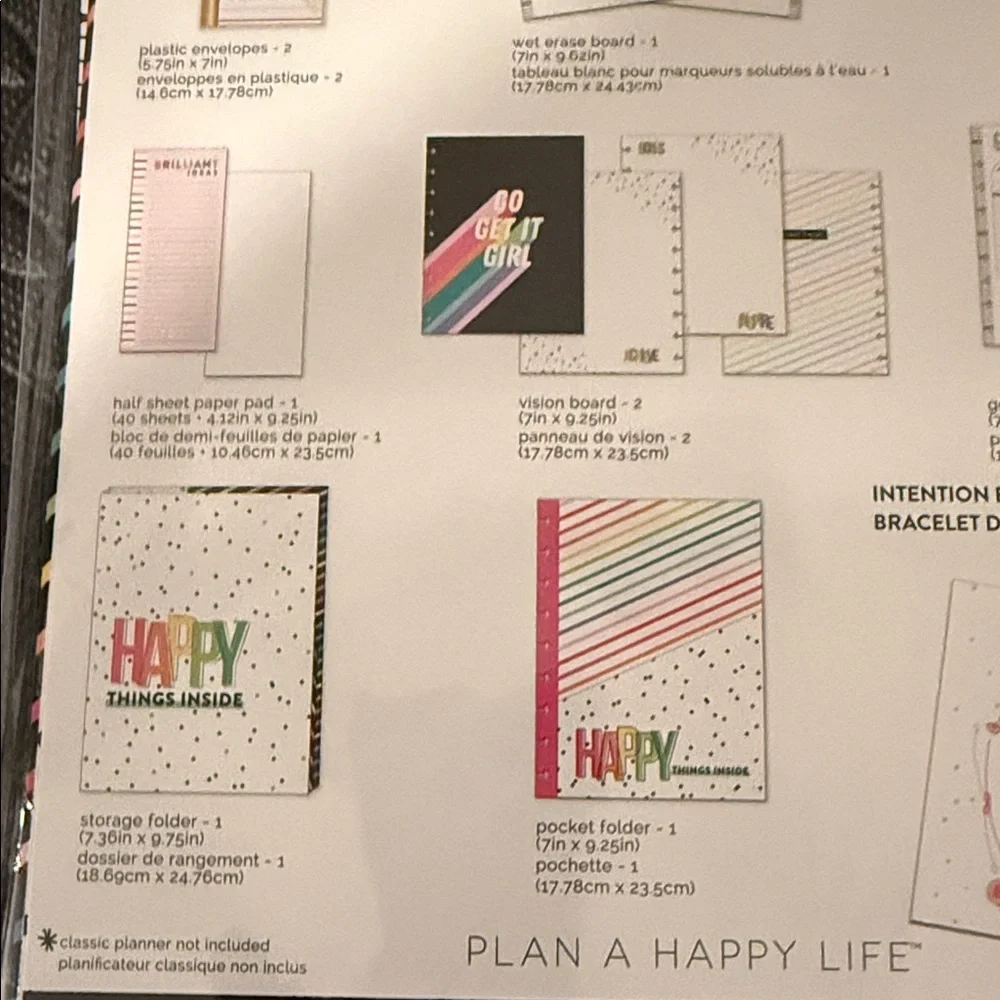 The Happy Planner Rainbow Party Invitation Set